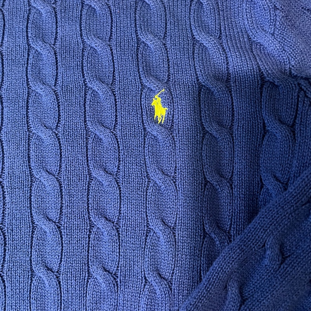 Men Crewneck Polo Sweater